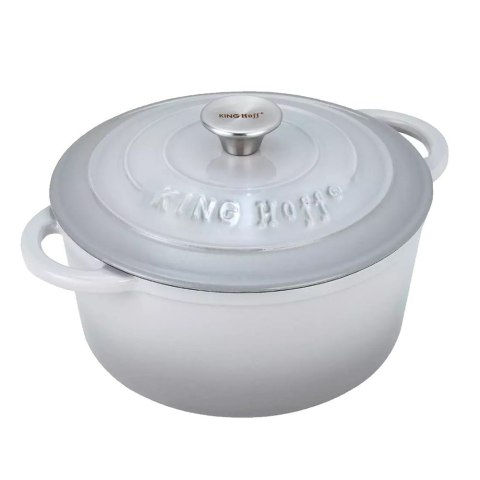 EMALIOWANY GARNEK ŻELIWNY 21cm KINGHOFF KH-1520 EMALIOWANY GARNEK ŻELIWNY 21cm KINGHOFF KH-1520