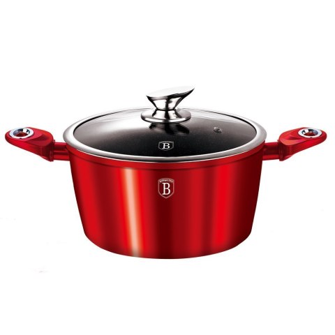 GARNEK GRANITOWY 28cm BERLINGER HAUS RED METALLIC LINE BH-1258 GARNEK GRANITOWY 28cm BERLINGER HAUS RED METALLIC LINE BH-1258