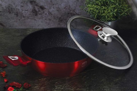 GARNEK GRANITOWY 28cm BERLINGER HAUS RED METALLIC LINE BH-1263 GARNEK GRANITOWY 28cm BERLINGER HAUS RED METALLIC LINE BH-1263