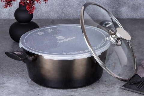 GARNEK GRANITOWY 28cm BERLINGERHAUS BH-6606 SHINY BLACK GARNEK GRANITOWY 28cm BERLINGERHAUS BH-6606 SHINY BLACK