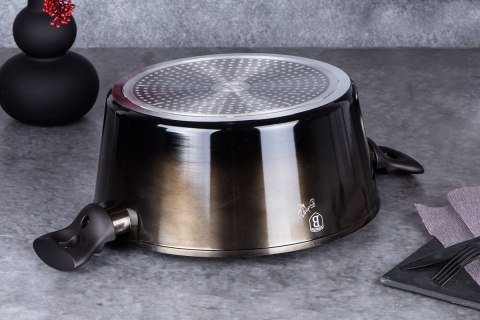GARNEK GRANITOWY 28cm BERLINGERHAUS BH-6606 SHINY BLACK GARNEK GRANITOWY 28cm BERLINGERHAUS BH-6606 SHINY BLACK