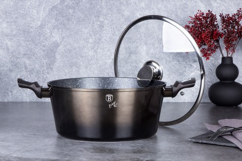 GARNEK GRANITOWY 28cm BERLINGERHAUS BH-6606 SHINY BLACK GARNEK GRANITOWY 28cm BERLINGERHAUS BH-6606 SHINY BLACK
