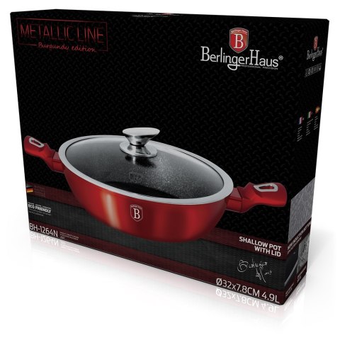 GARNEK GRANITOWY 32cm BERLINGER HAUS BURGUNDY BH-1264 GARNEK GRANITOWY 32cm BERLINGER HAUS BURGUNDY BH-1264