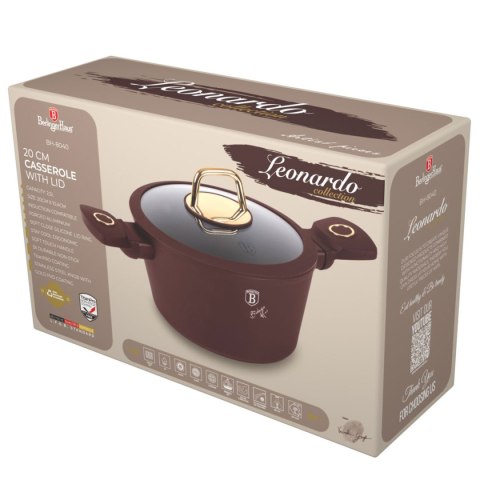 GARNEK TYTANOWY Z POKRYWĄ 20cm BERLINGER HAUS BH-8040 LEONARDO GARNEK TYTANOWY Z POKRYWĄ 20cm BERLINGER HAUS BH-8040 LEONARDO