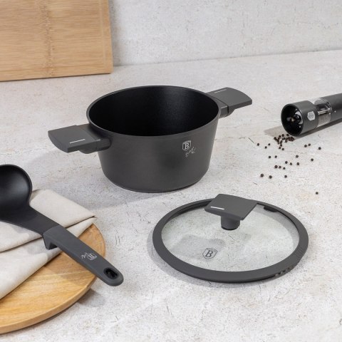 GARNEK TYTANOWY Z POKRYWĄ 20cm BERLINGER HAUS BH-8130 ANTRACIT GARNEK TYTANOWY Z POKRYWĄ 20cm BERLINGER HAUS BH-8130 ANTRACIT