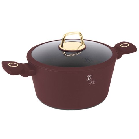 GARNEK TYTANOWY Z POKRYWĄ 24cm BERLINGER HAUS BH-8041 LEONARDO GARNEK TYTANOWY Z POKRYWĄ 24cm BERLINGER HAUS BH-8041 LEONARDO