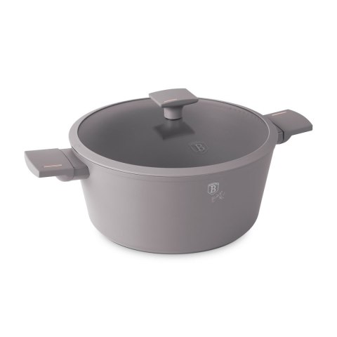 GARNEK TYTANOWY Z POKRYWĄ 28cm BERLINGER HAUS BH-8102 TAUPE GARNEK TYTANOWY Z POKRYWĄ 28cm BERLINGER HAUS BH-8102 TAUPE