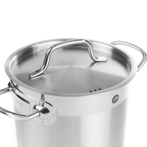 Garnek średni Profi Line z pokrywką 10 l, śr. 280 x 170 h - Hendi 831502 Garnek średni Profi Line z pokrywką 10 l, śr. 280 x 170 h - Hendi 831502