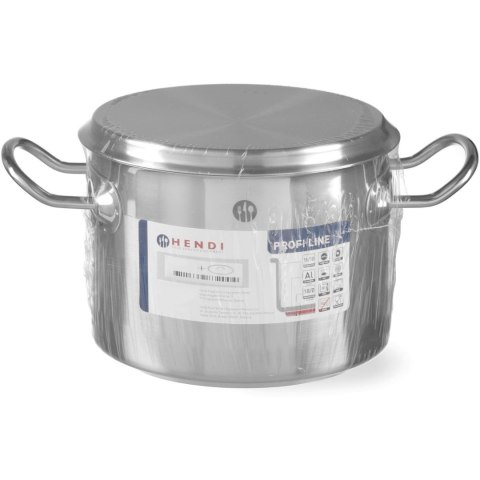 Garnek średni Profi Line z pokrywką 2 l śr. 160 x 110 h - Hendi 831007 Garnek średni Profi Line z pokrywką 2 l śr. 160 x 110 h - Hendi 831007