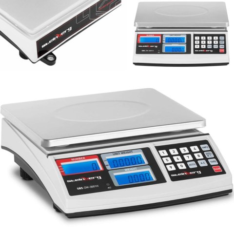 Waga kontrolna zliczająca sztuki SBS-ZW-3001H LCD do 30kg Waga kontrolna zliczająca sztuki SBS-ZW-3001H LCD do 30kg