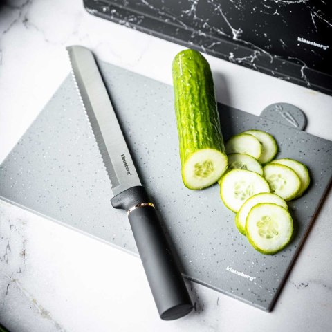 ZESTAW NOŻY I DESEK KUCHENNYCH W STOJAKU KLAUSBERG KB-7834 ZESTAW NOŻY I DESEK KUCHENNYCH W STOJAKU KLAUSBERG KB-7834