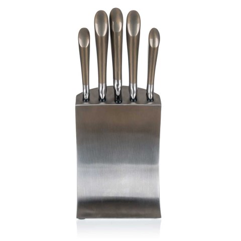 ZESTAW NOŻY KUCHENNYCH W STOJAKU BANQUET PLATINUM ZESTAW NOŻY KUCHENNYCH W STOJAKU BANQUET PLATINUM