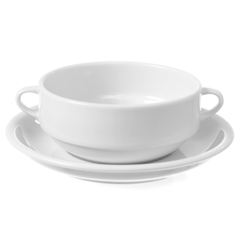 Bulionówka z porcelany biała OPTIMA 380ml zestaw 12szt. - Hendi 770924 Bulionówka z porcelany biała OPTIMA 380ml zestaw 12szt. - Hendi 770924