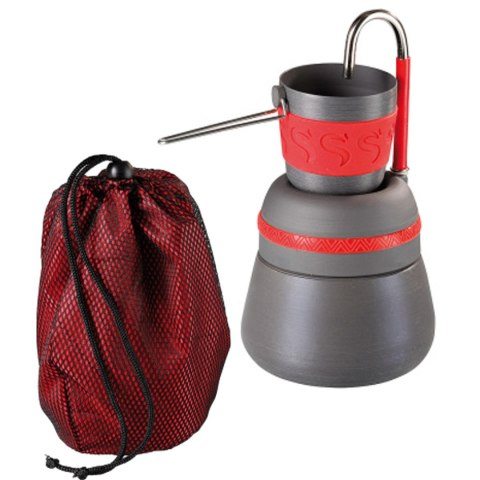 Kawiarka przepływowa turystyczna z filtrem + kubek turystyczny 150ml Kawiarka przepływowa turystyczna z filtrem + kubek turystyczny 150ml