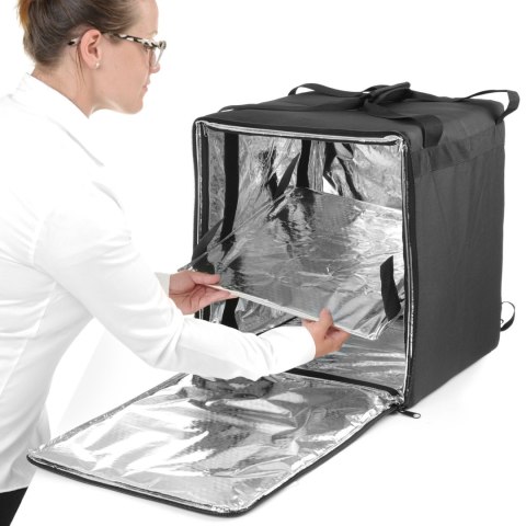 Plecak torba termiczna dostawcza do transportu 10 pizza-boxów wodoodporna 72 l - Hendi 709801 Plecak torba termiczna dostawcza do transportu 10 pizza-boxów wodoodporna 72 l - Hendi 709801
