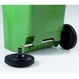 Pojemnik kubeł kosz na odpady i śmieci Europlast Austria - brązowy 120L BIO + RUSZT