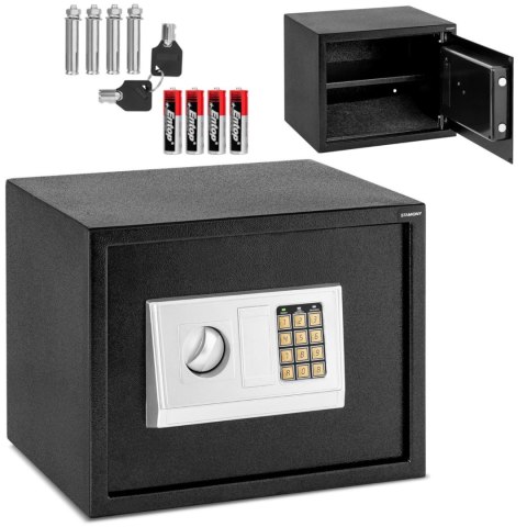 Sejf domowy elektroniczny skrytka na szyfr i klucz 38x30x30 cm Sejf domowy elektroniczny skrytka na szyfr i klucz 38x30x30 cm