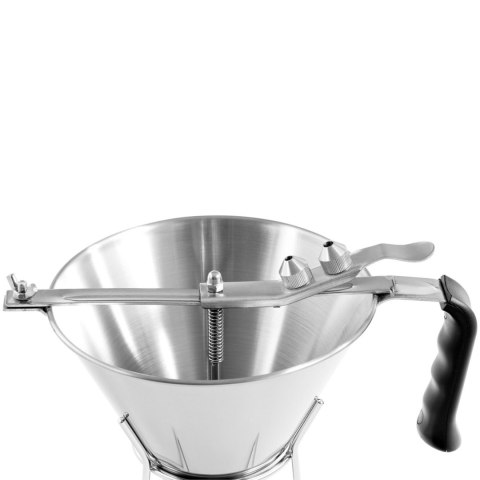 Dozownik lejek pistolet do sosów polew stalowy + stojak 3 dysze 1.8 l Dozownik lejek pistolet do sosów polew stalowy + stojak 3 dysze 1.8 l