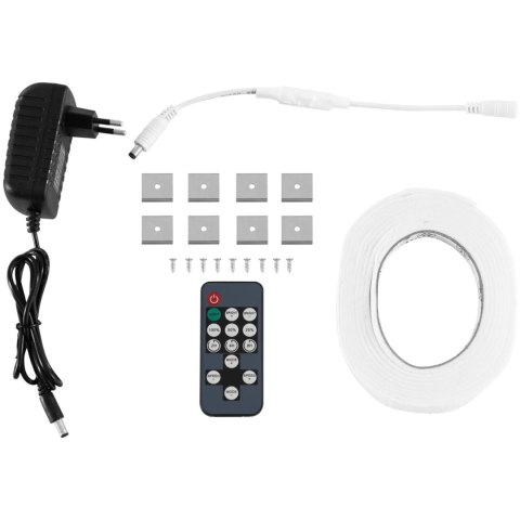 Lampa do uprawy wzrostu roślin 120 diod LED 50 cm 20 W 4 szt. srebrna Lampa do uprawy wzrostu roślin 120 diod LED 50 cm 20 W 4 szt. srebrna