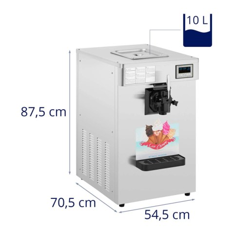 Maszyna automat do lodów włoskich 1150 W 18 l/h - 1 smak Maszyna automat do lodów włoskich 1150 W 18 l/h - 1 smak