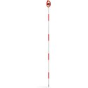 Mini pryzmat lustro dalmiercze geodezyjne z tyczką miedziowane śr. 2,54 cm 1,2 m