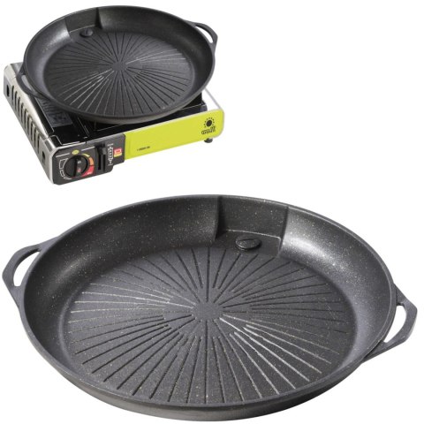 Ruszt grill patelnia grillowa do kuchenki turystycznej gazowej i grilla Ruszt grill patelnia grillowa do kuchenki turystycznej gazowej i grilla