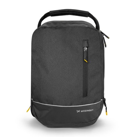 Torba rowerowa podwójna plecak 2w1 30l czarna Torba rowerowa podwójna plecak 2w1 30l czarna