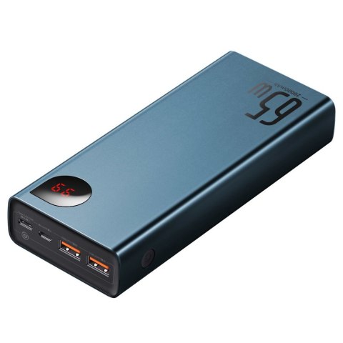 Adaman powerbank 2x USB 1x USB-C 1x microUSB 20000mAh 65W Quick Charge niebieski Adaman powerbank 2x USB 1x USB-C 1x microUSB 20000mAh 65W Quick Charge niebieski