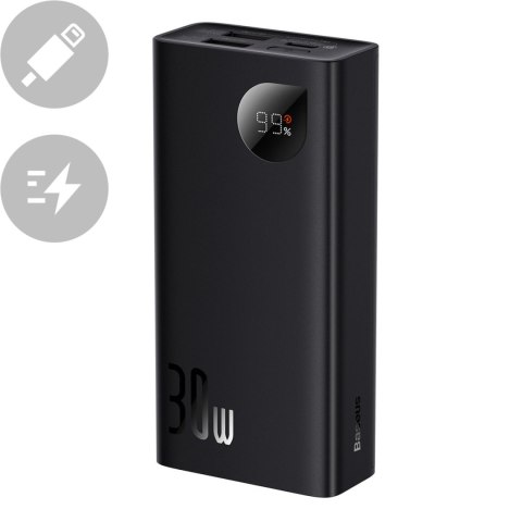 Adaman2 powerbank z wyświetlaczem 10000mAh 2xUSB USB-C Overseas Edition czarny Adaman2 powerbank z wyświetlaczem 10000mAh 2xUSB USB-C Overseas Edition czarny