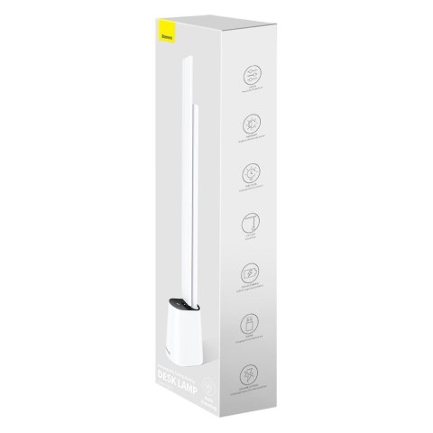 Biurkowa nocna lampka LED Smart Eye bezprzewodowa 2200mAh - biały Biurkowa nocna lampka LED Smart Eye bezprzewodowa 2200mAh - biały