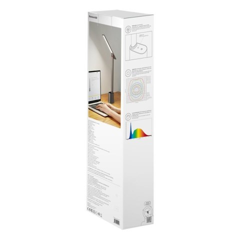 Biurkowa nocna lampka LED Smart Eye bezprzewodowa 2200mAh - szary Biurkowa nocna lampka LED Smart Eye bezprzewodowa 2200mAh - szary