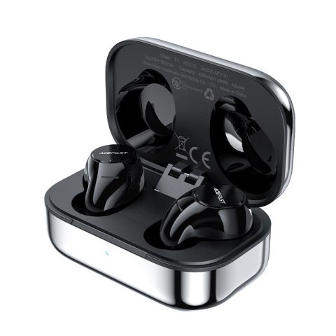 Gamingowe słuchawki bezprzewodowe dokanałowe TWS Bluetooth 5.2 wodoodporne IPX4 srebrny Gamingowe słuchawki bezprzewodowe dokanałowe TWS Bluetooth 5.2 wodoodporne IPX4 srebrny