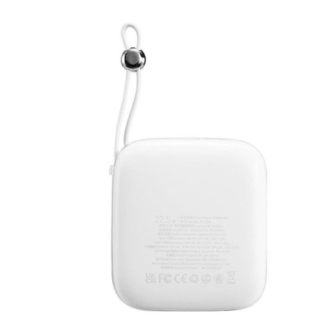 Powerbank 10000mAh Jelly Series 22.5W kabel Iphone Lightning biały Powerbank 10000mAh Jelly Series 22.5W kabel Iphone Lightning biały