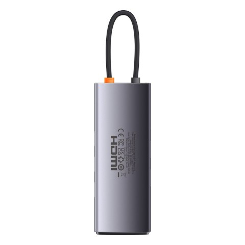 StarJoy HUB 8w1 USB-C 3xUSB HDMI RJ45 czytnik kart SD i TF PD szary StarJoy HUB 8w1 USB-C 3xUSB HDMI RJ45 czytnik kart SD i TF PD szary