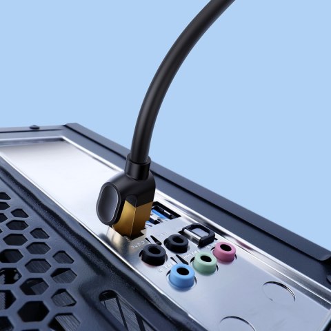 Szybki kabel sieciowy 10Gbps Speed Seven RJ45 30m czarny Szybki kabel sieciowy 10Gbps Speed Seven RJ45 30m czarny