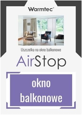 Uszczelka okienna do klimatyzatora (balkonowa) Warmtec AirStop Uszczelka okienna do klimatyzatora (balkonowa) Warmtec AirStop