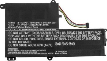Lenovo 51.87Wh 11.4V 4550mAh Lenovo Lenovo 51.87Wh 11.4V 4550mAh Lenovo