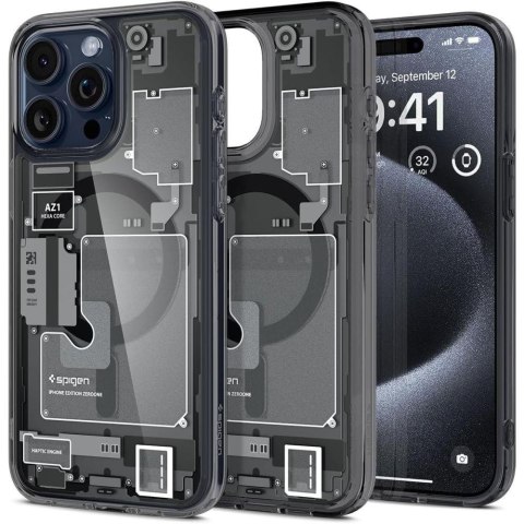Etui Ultra Hybrid Mag z MagSafe na iPhone 15 Pro szaro-czarne Etui Ultra Hybrid Mag z MagSafe na iPhone 15 Pro szaro-czarne