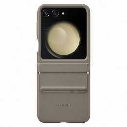 Etui pokrowiec z ekoskóry do Galaxy Z Flip 5 brązowe