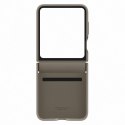 Etui pokrowiec z ekoskóry do Galaxy Z Flip 5 brązowe