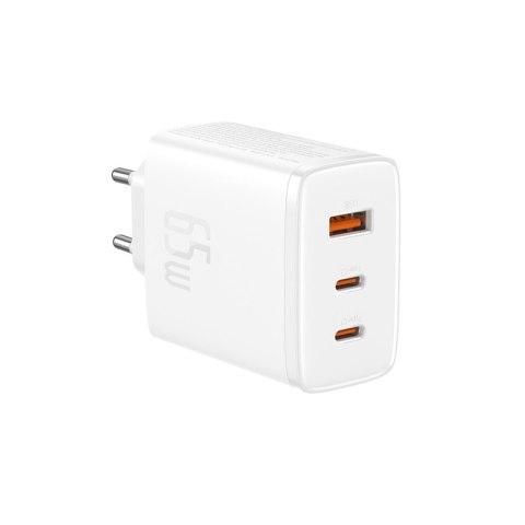 Ładowarka sieciowa GaN Cube Pro 65W 2x USB-C USB-A biała Ładowarka sieciowa GaN Cube Pro 65W 2x USB-C USB-A biała