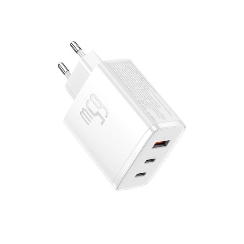 Ładowarka sieciowa GaN Cube Pro 65W 2x USB-C USB-A biała Ładowarka sieciowa GaN Cube Pro 65W 2x USB-C USB-A biała