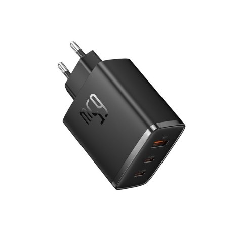 Ładowarka sieciowa GaN Cube Pro 65W 2x USB-C USB-A czarna Ładowarka sieciowa GaN Cube Pro 65W 2x USB-C USB-A czarna