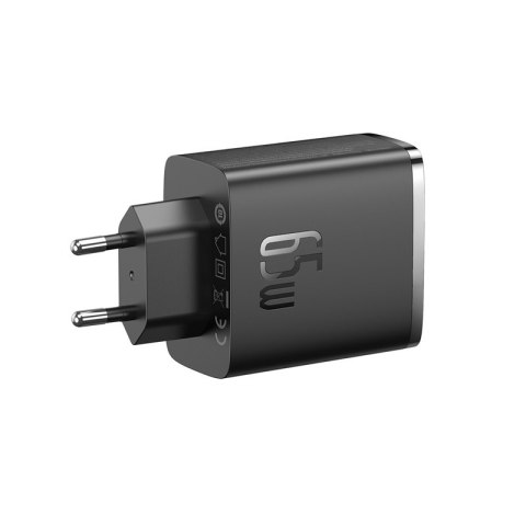 Ładowarka sieciowa GaN Cube Pro 65W 2x USB-C USB-A czarna Ładowarka sieciowa GaN Cube Pro 65W 2x USB-C USB-A czarna