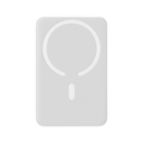 Mini powerbank 10000mAh z ładowaniem indukcyjnym MagSafe PD 20W biały Mini powerbank 10000mAh z ładowaniem indukcyjnym MagSafe PD 20W biały