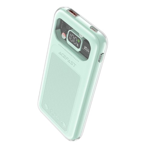Powerbank 10000mAh Sparkling Series szybkie ładowanie 30W zielony Powerbank 10000mAh Sparkling Series szybkie ładowanie 30W zielony