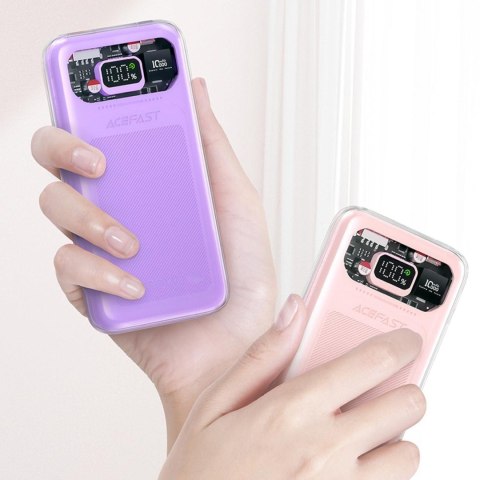 Powerbank 10000mAh Sparkling Series szybkie ładowanie 30W zielony Powerbank 10000mAh Sparkling Series szybkie ładowanie 30W zielony