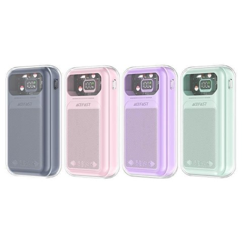 Powerbank 20000mAh Sparkling Series szybkie ładowanie 30W QC AFC FCP SCP zielony Powerbank 20000mAh Sparkling Series szybkie ładowanie 30W QC AFC FCP SCP zielony