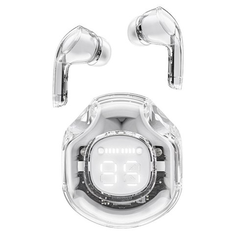 Słuchawki bezprzewodowe z etui T8 Bluetooth TWS białe Słuchawki bezprzewodowe z etui T8 Bluetooth TWS białe
