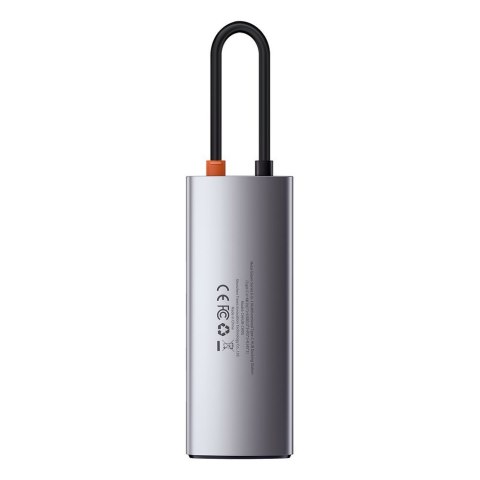 5w1 wielofunkcyjny HUB USB-C PD 100W HDMI 4K 3x USB 3.2 szary 5w1 wielofunkcyjny HUB USB-C PD 100W HDMI 4K 3x USB 3.2 szary